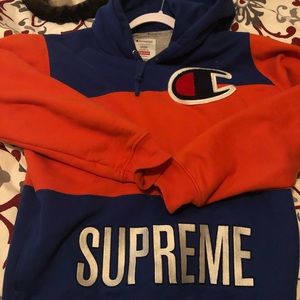 Supreme x champion hoody
